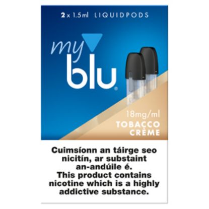 Picture of My Blu 18mg Creme Tobacco Liquidpods 2pk x5